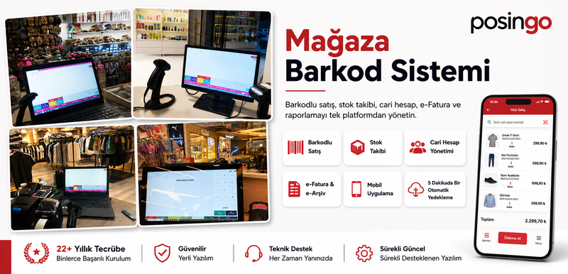 Posingo Mağaza Barkod Sistemi