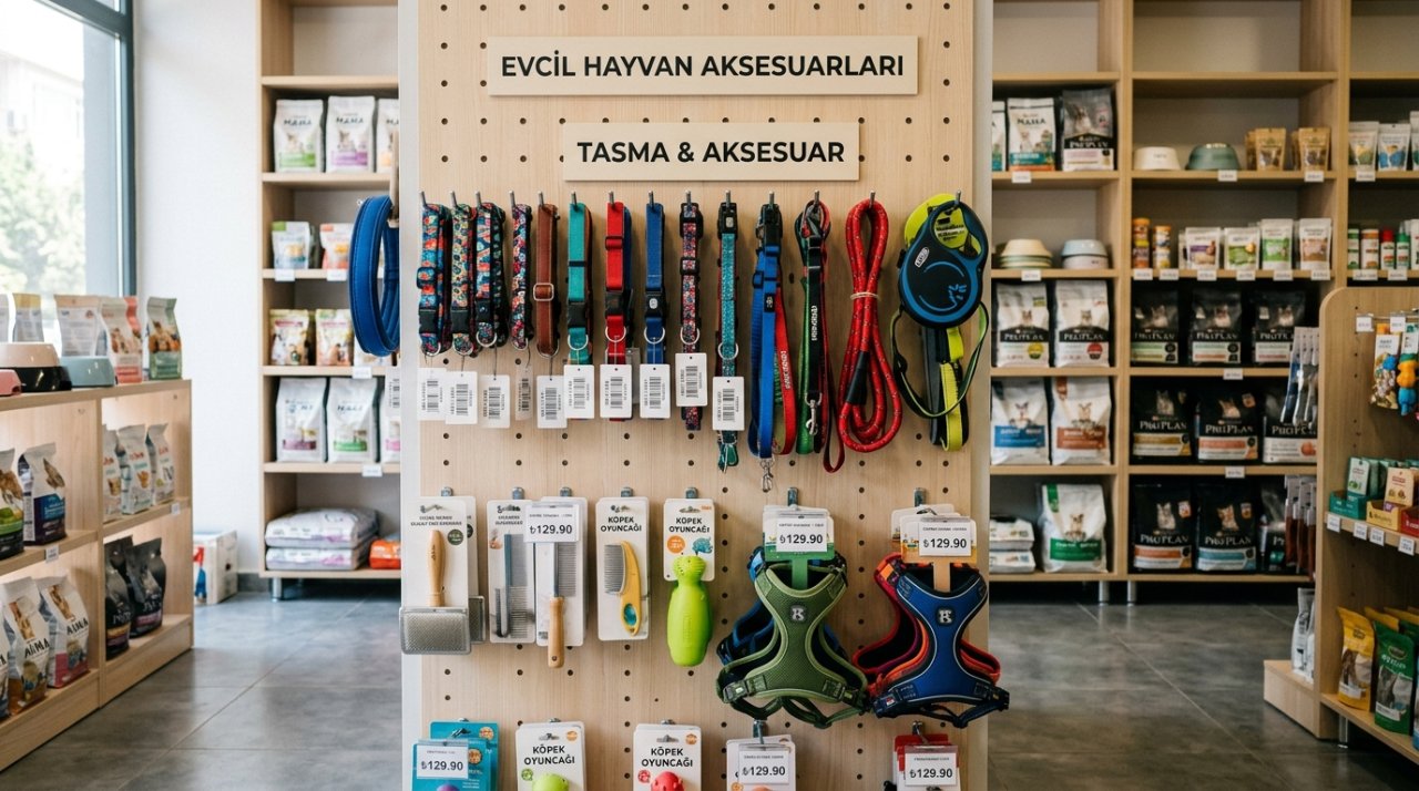 Petshop Aksesuar, Tasma ve Reyon Ürünlerinde Barkod Etiketleme
