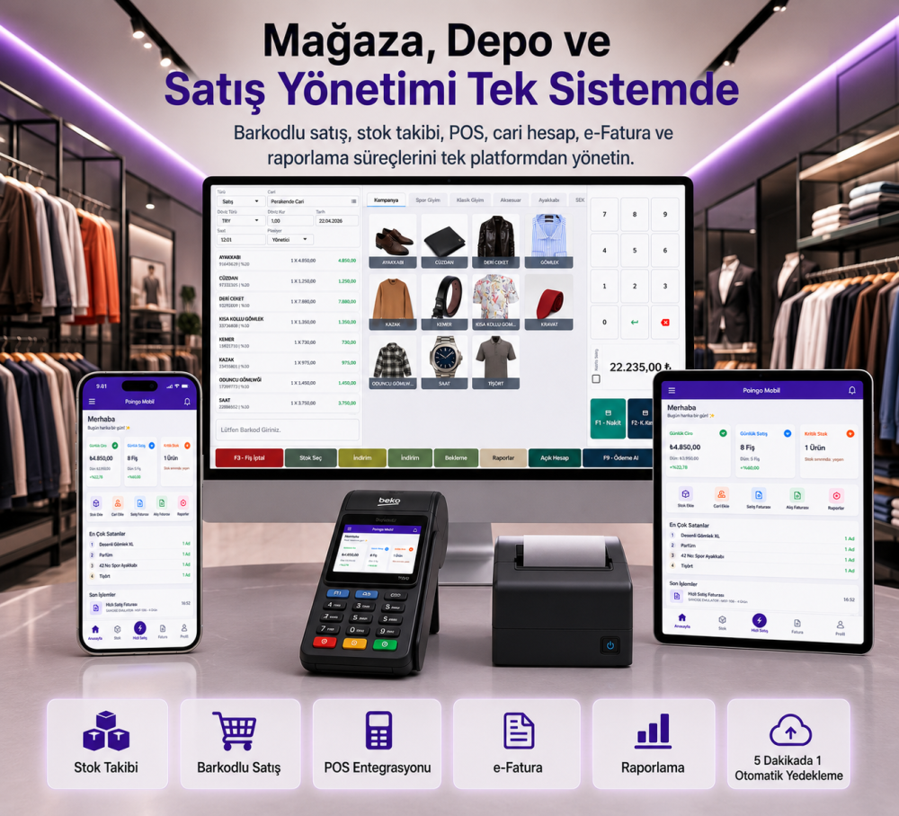 Posingo Bulut Barkod ve POS Sistemi